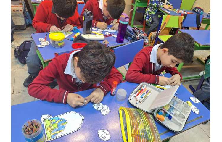 کاردستی مبعث ،پایه سوم خانم جعفری