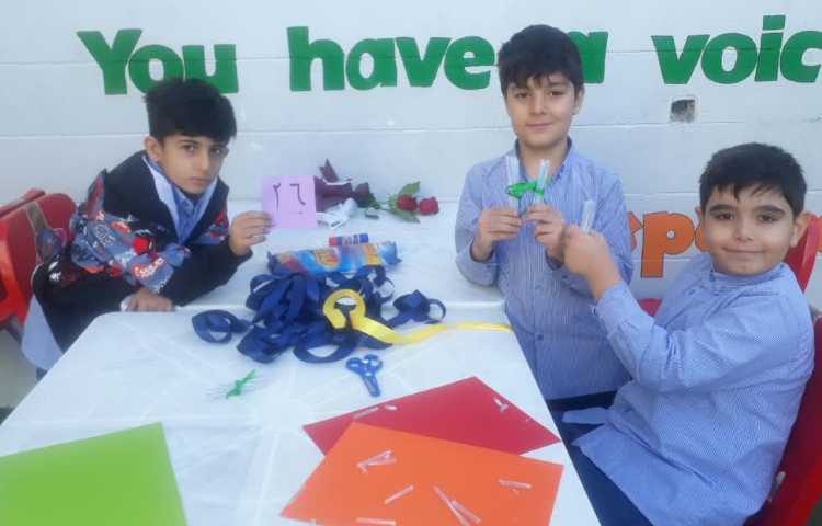 کاردستی مربوط به جدول ارزش مکانی