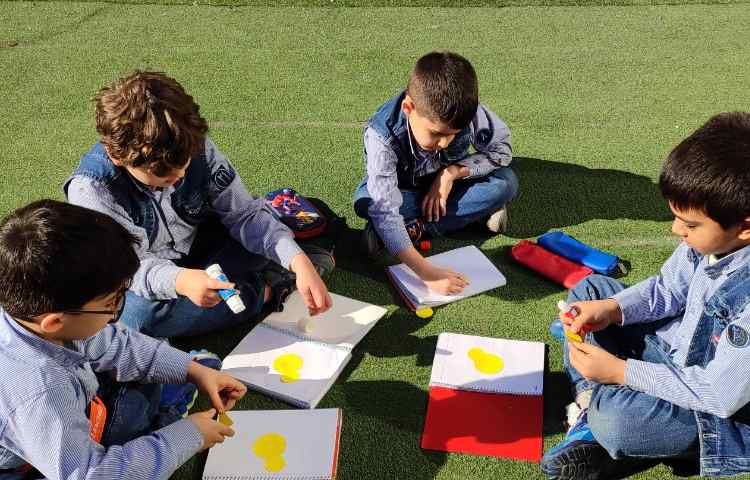 کاردستی نشانه (اُ) (ک) اردک درس فارسی 1