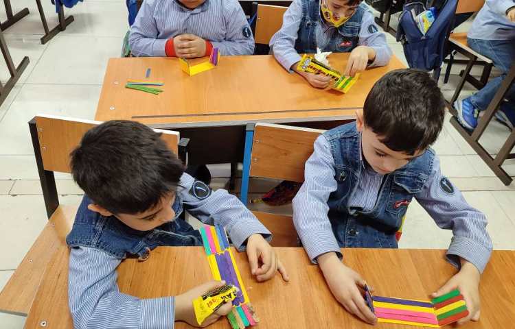 کاردستی نشانه (خوا) درس فارسی