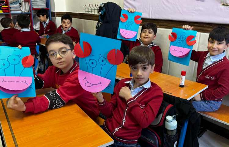 کاردستی نشانه‌ی (چ) 3