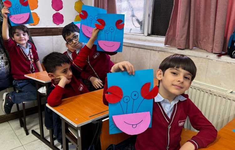 کاردستی نشانه‌ی (چ) 5