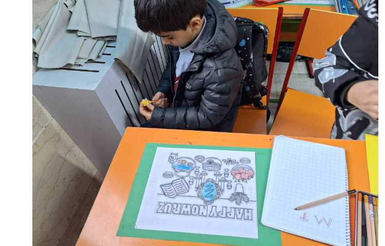 کاردستی نوروز پیش دبستان 4