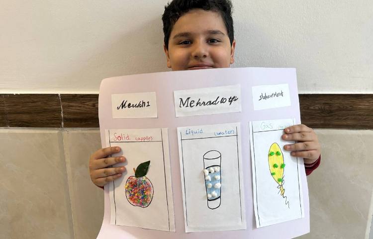 کاردستی‌های مبحث States of Matter/زنگ Science 12