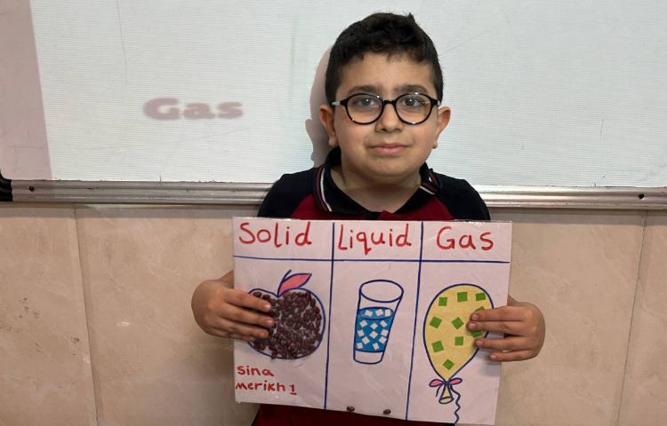 کاردستی‌های مبحث States of Matter/زنگ Science 5