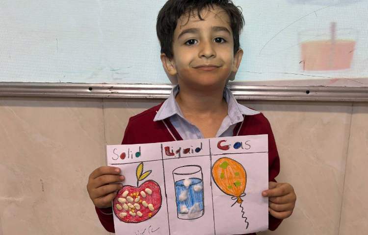 کاردستی‌های مبحث States of Matter/زنگ Science 6