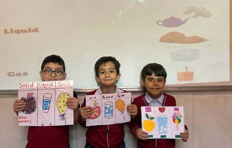 کاردستی‌های مبحث States of Matter/زنگ Science 7