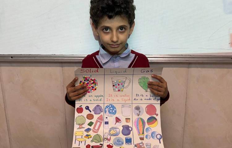 کاردستی‌های مبحث States of Matter/زنگ Science 9