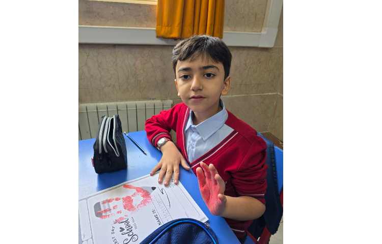 کاردستی و انجام کاربرگ my first of school جهت خوش آمدگویی 15