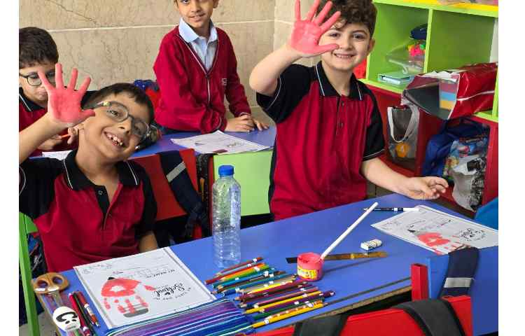 کاردستی و انجام کاربرگ my first of school جهت خوش آمدگویی 18