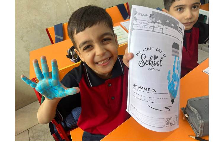 کاردستی و انجام کاربرگ my first day of school جهت خوش آمدگویی 8