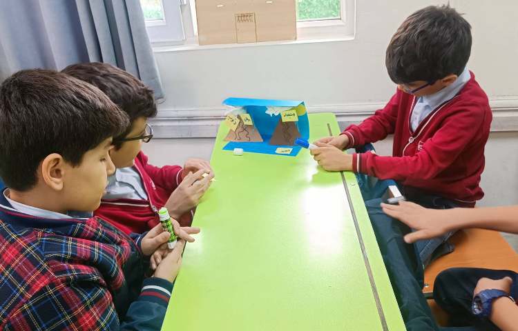 کاردستی چرخه آب 5