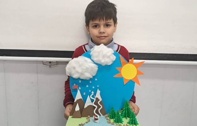 کاردستی چرخه آب 6