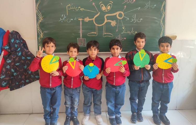 کاردستی چرخه (می) کاری درس فارسی 4