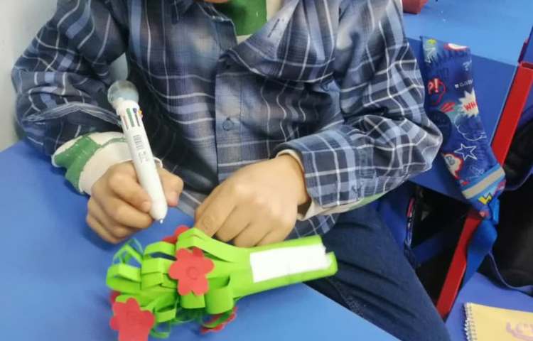 کاردستی کارت پستال روز مادر پایه دوم 2