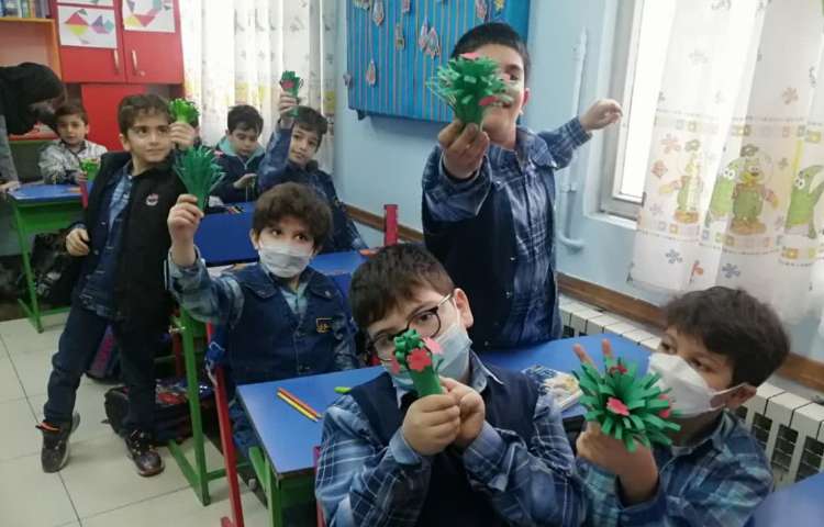 کاردستی کارت پستال روز مادر پایه دوم 5