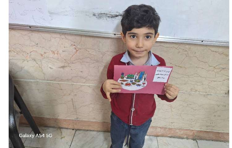 کاردستی کارت پستال عید 3