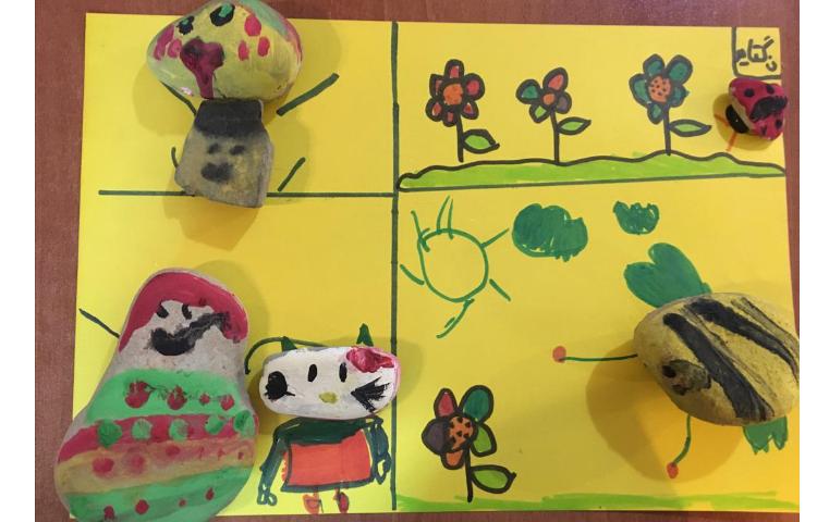 کاردستی کتایون بخت شادی در مورد سنگها