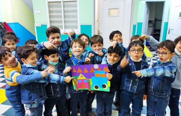 :کاردستی گروهی اشکال هندسی 2