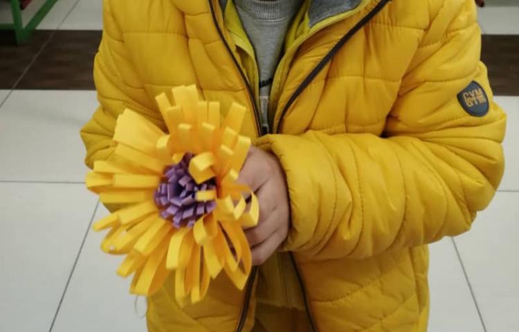 کاردستی گل کاغذی 3