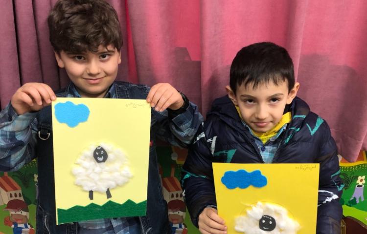 کاردستی گوسفند 1