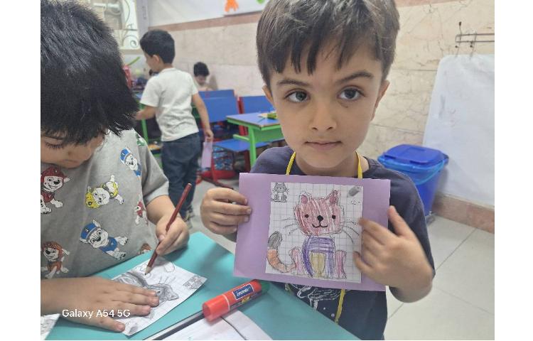 کارپستال گربه ،مهارت دست ورزی و نقاشی 8