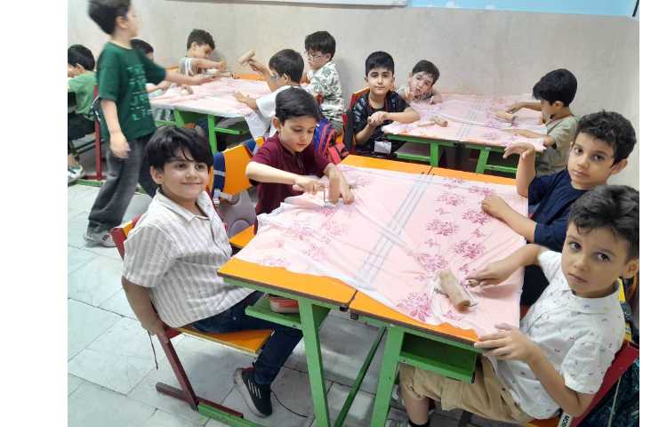 کارگاه آموزشی (کار با خمیر داس)پایه ی اول 0