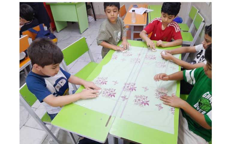 کارگاه آموزشی (کار با خمیر داس)پایه ی اول 10