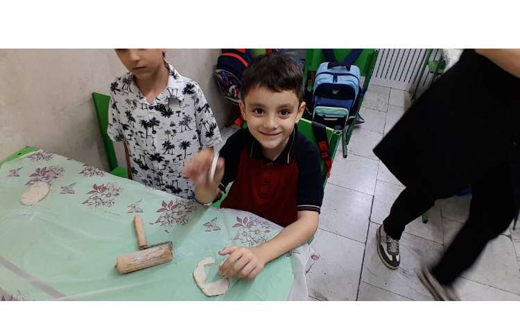 کارگاه آموزشی (کار با خمیر داس)پایه ی اول 12