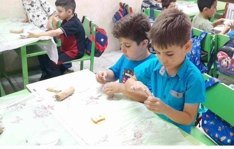 کارگاه آموزشی (کار با خمیر داس)پایه ی اول 13