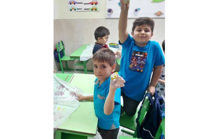 کارگاه آموزشی (کار با خمیر داس)پایه ی اول 20