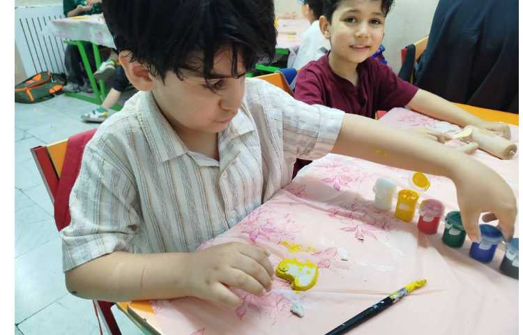 کارگاه آموزشی (کار با خمیر داس)پایه ی اول 21
