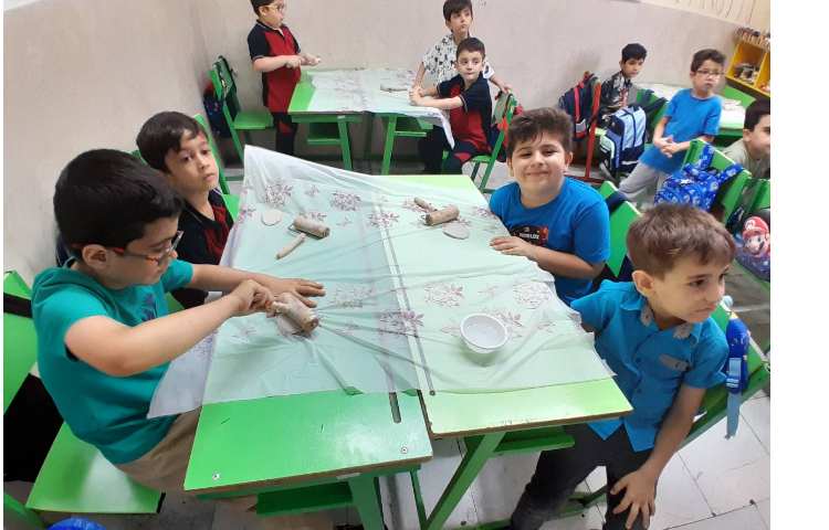 کارگاه آموزشی (کار با خمیر داس)پایه ی اول 29