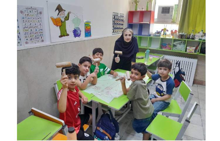 کارگاه آموزشی (کار با خمیر داس)پایه ی اول