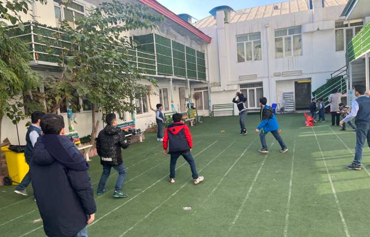 کار با توپ-کار روی تعادل/عصب عضله 4