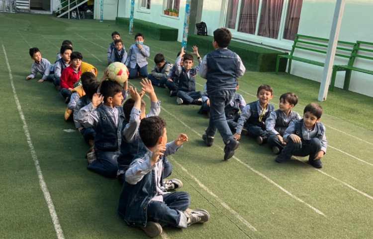 کار با توپ جهت تقویت هماهنگی 4