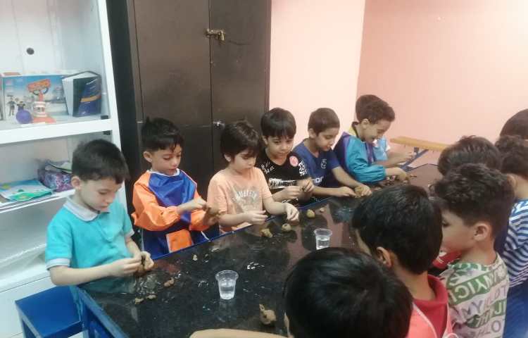 کار با سفال (قورباغه) 1