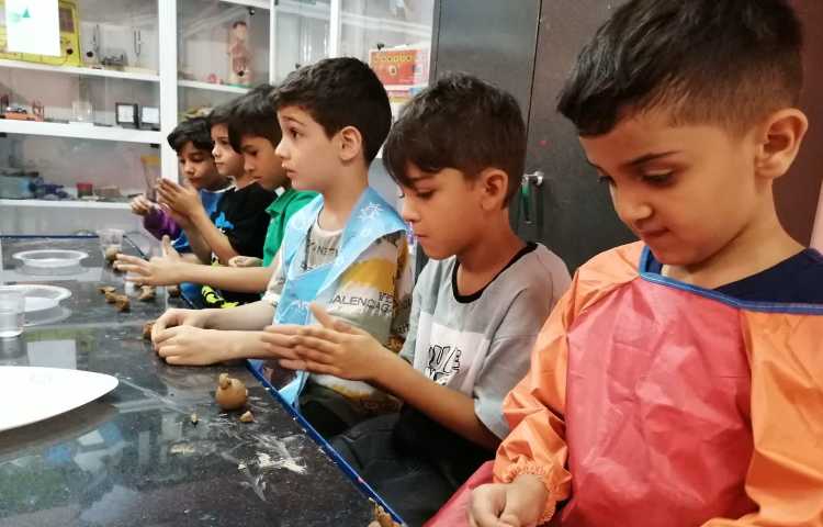 کار با سفال (قورباغه) 3