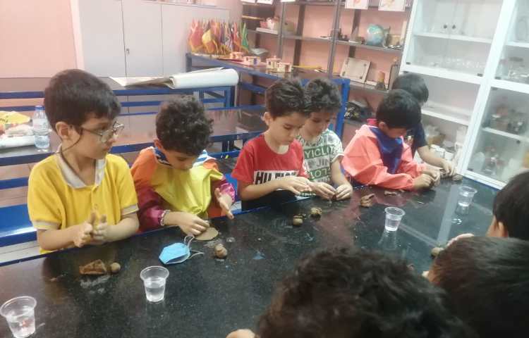 کار با سفال (قورباغه) 3