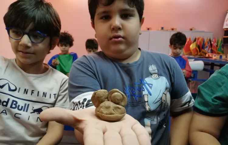 کار با سفال (قورباغه) 4