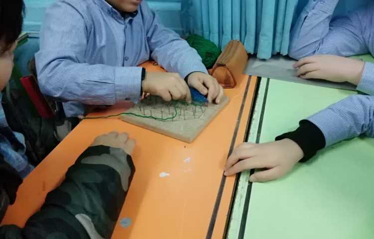 کار با نخ و میخ، هفته علوم 6