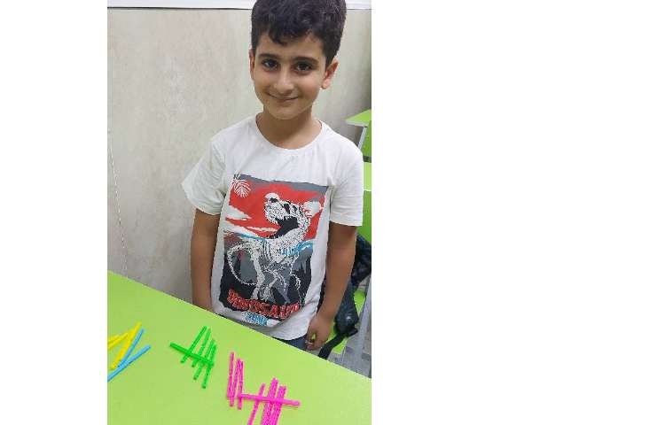 کار با چوب خط جمع و تفریق 2