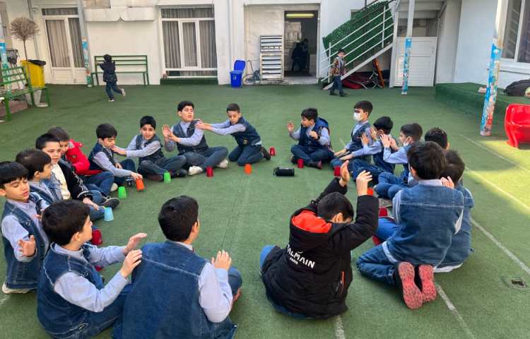 کار با کاپ جهت هماهنگی گروهی/چشم و دست/توجه و تمرکز 2