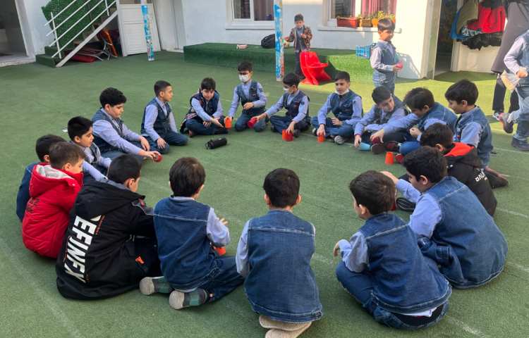 کار با کاپ جهت هماهنگی گروهی/چشم و دست/توجه و تمرکز 3