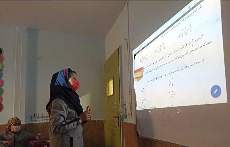 کار در کلاس ریاضی 8