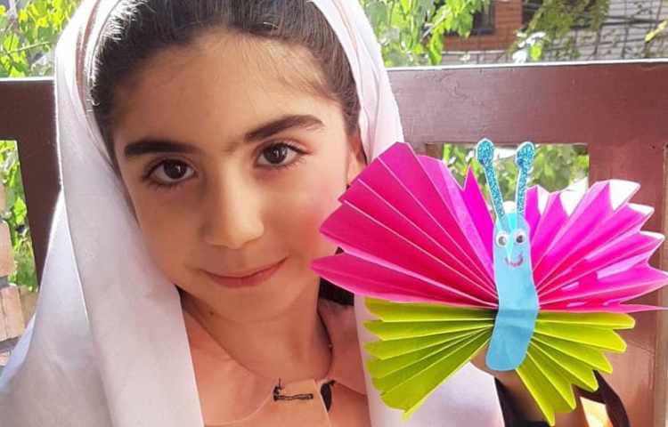 کار دست ورزی پروانه 3