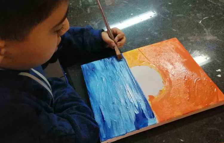 کار روی بوم 1