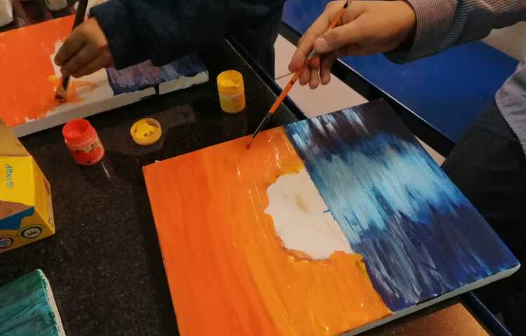 کار روی بوم 3