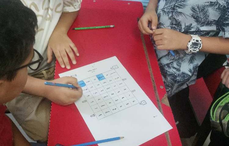 کار گروهی الگوی ریاضی و کلمات فارسی 3