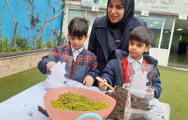 کاشت سبزه عید به مناسبت روز درخت کاری 13